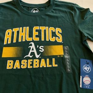 Kids Size Large MLB Team Apparel Oakland A’s shirt